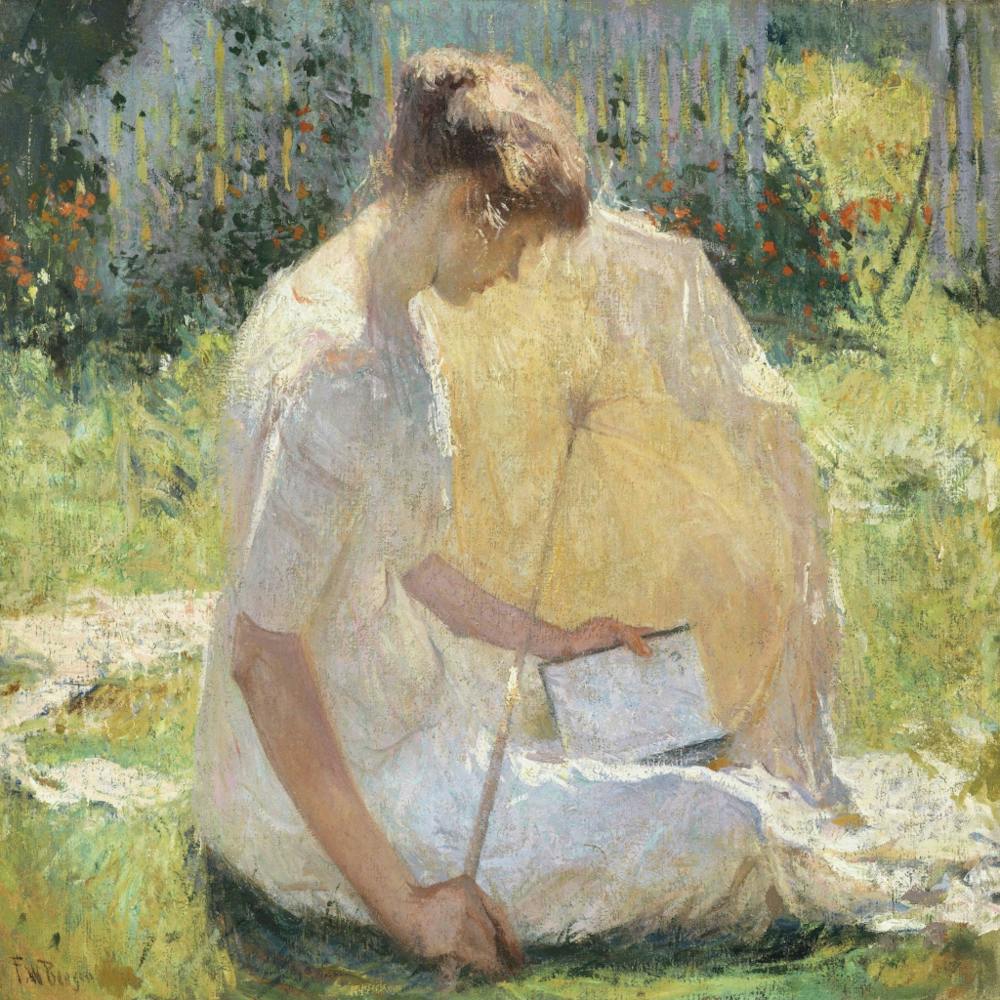 Frank weston benson .the reader