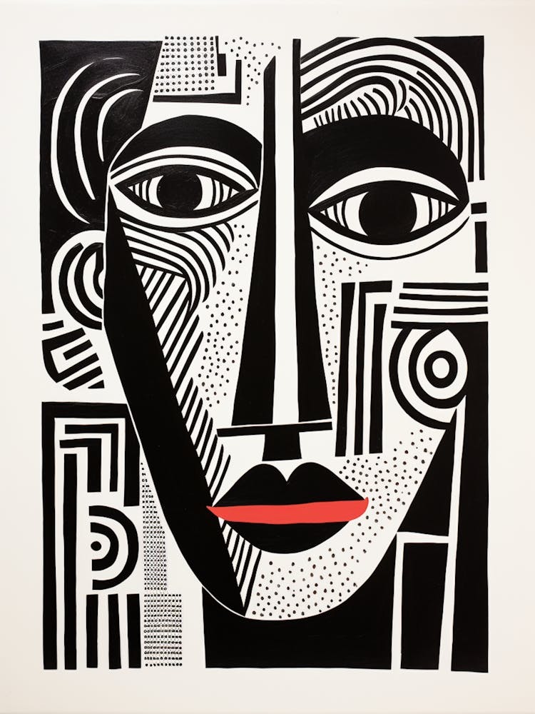 Circle Geometric Face 7