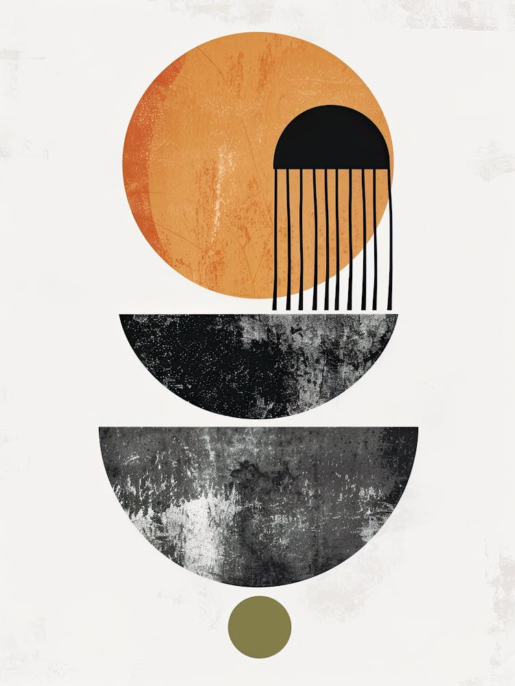 Stone Bauhaus Mid Century