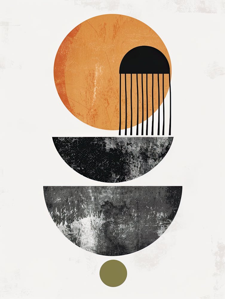 Stone Bauhaus Mid Century