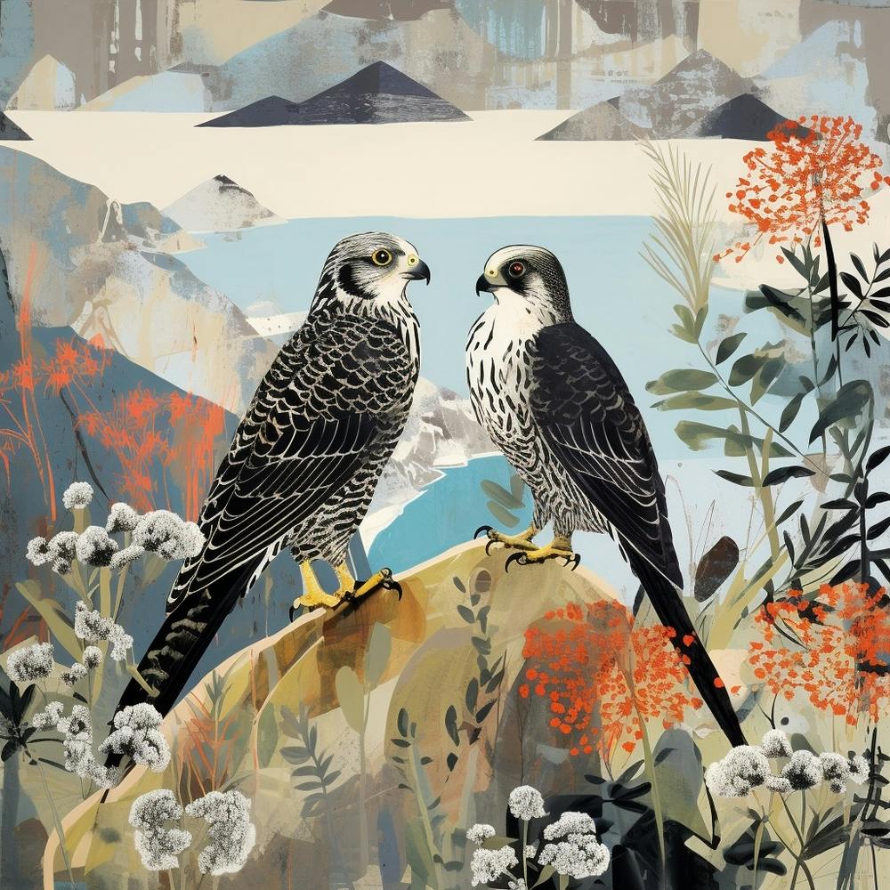 Bird In Nature Falcon 1