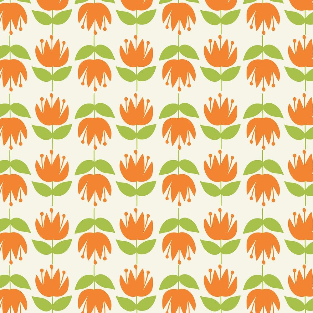Mindfulnice Orange Flowers