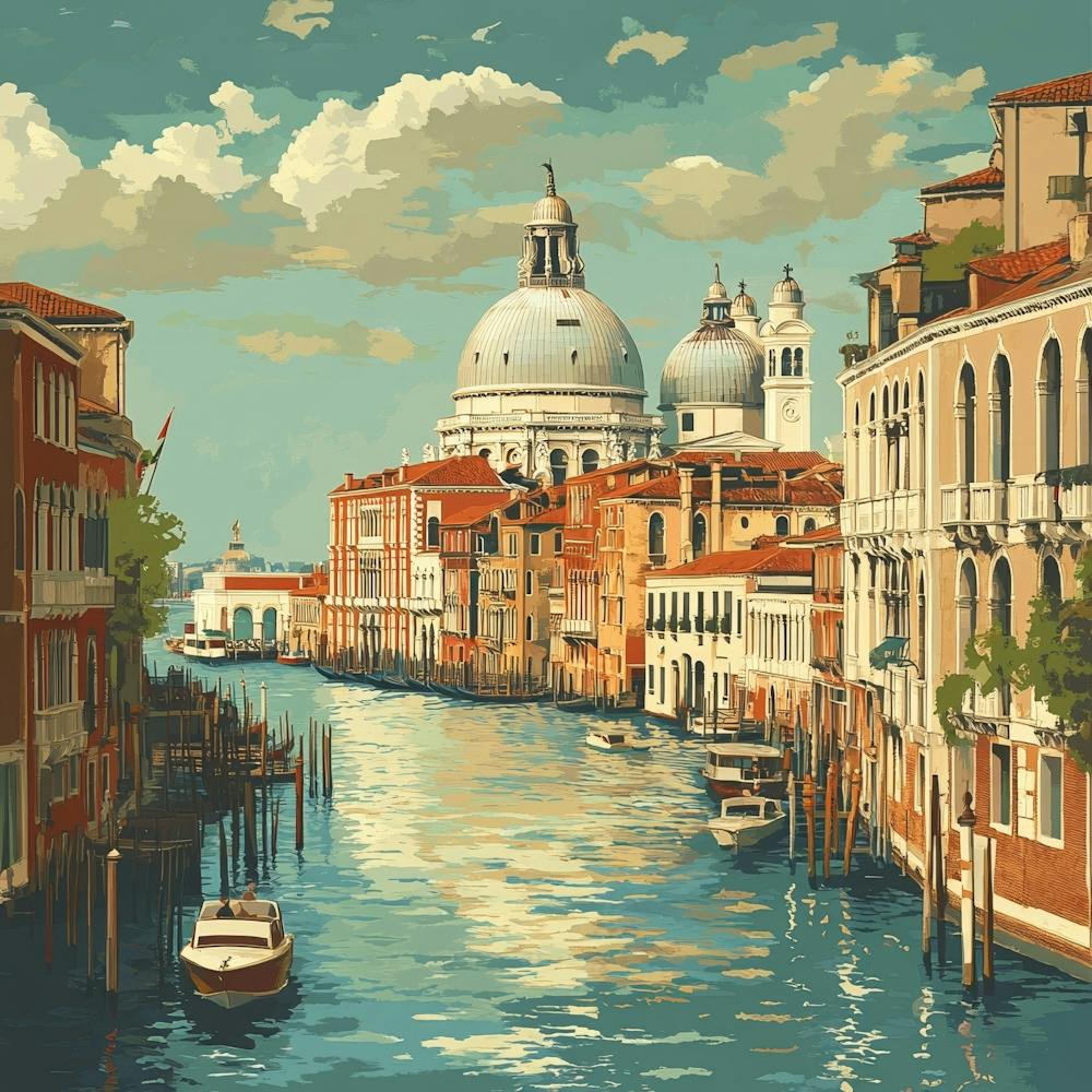 Grand Canal In Venice Art 1