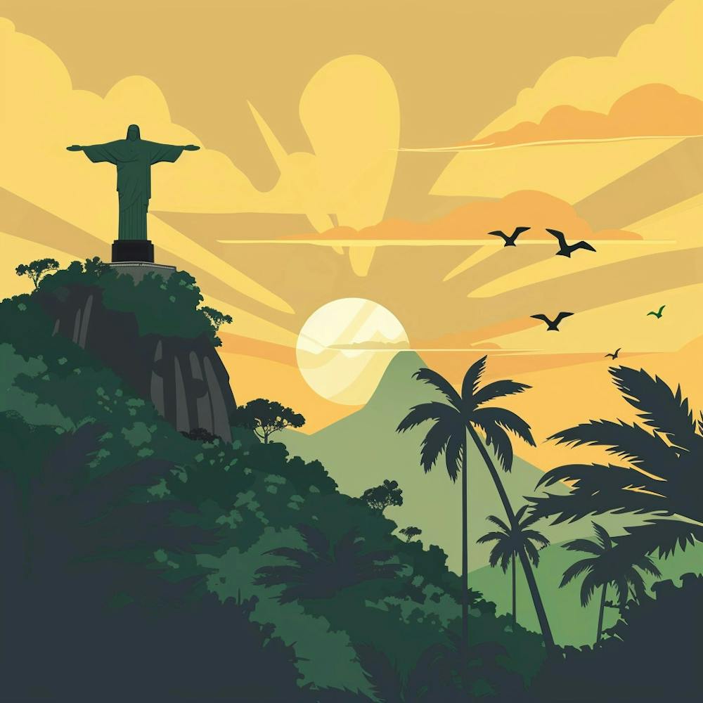 Sunset In Brazil