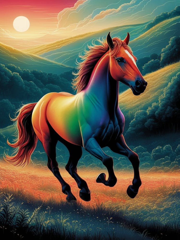Rainbow Horse 2