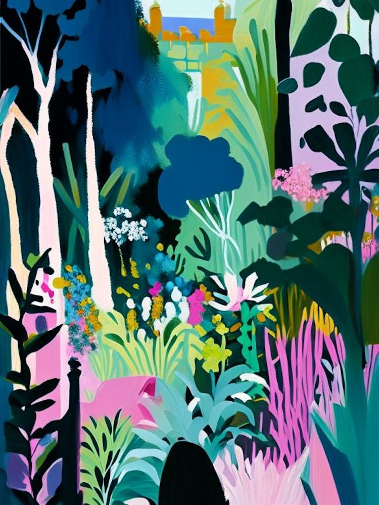 Gothenburg Botanical Garden, Sweden Abstract Still Life