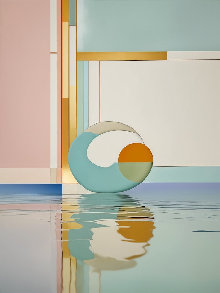 Pastel Reflections no1