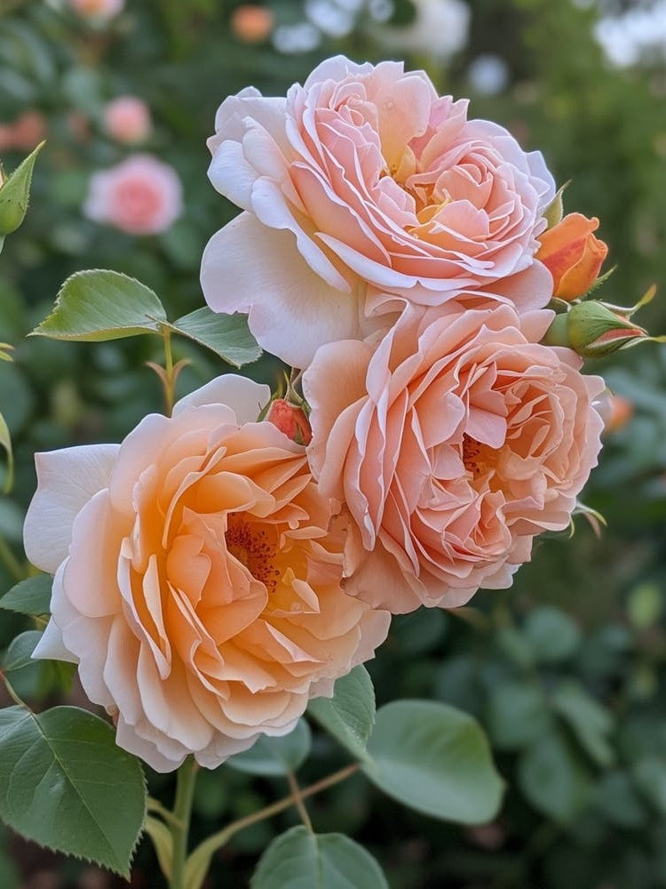 English Roses Painting Vintage Style 3