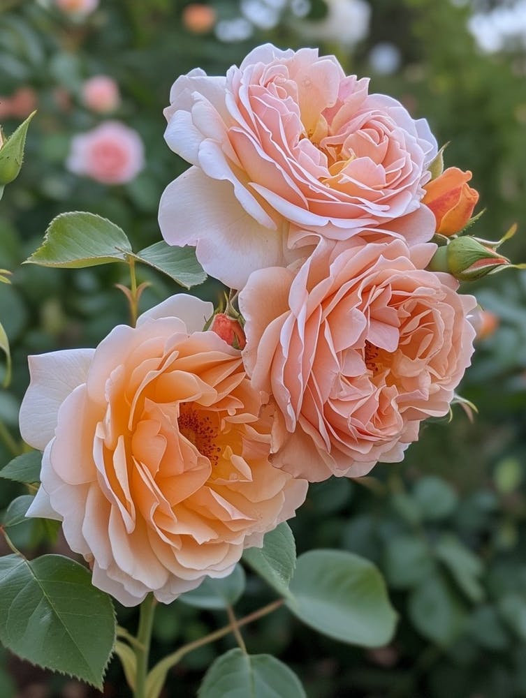 English Roses Painting Vintage Style 3