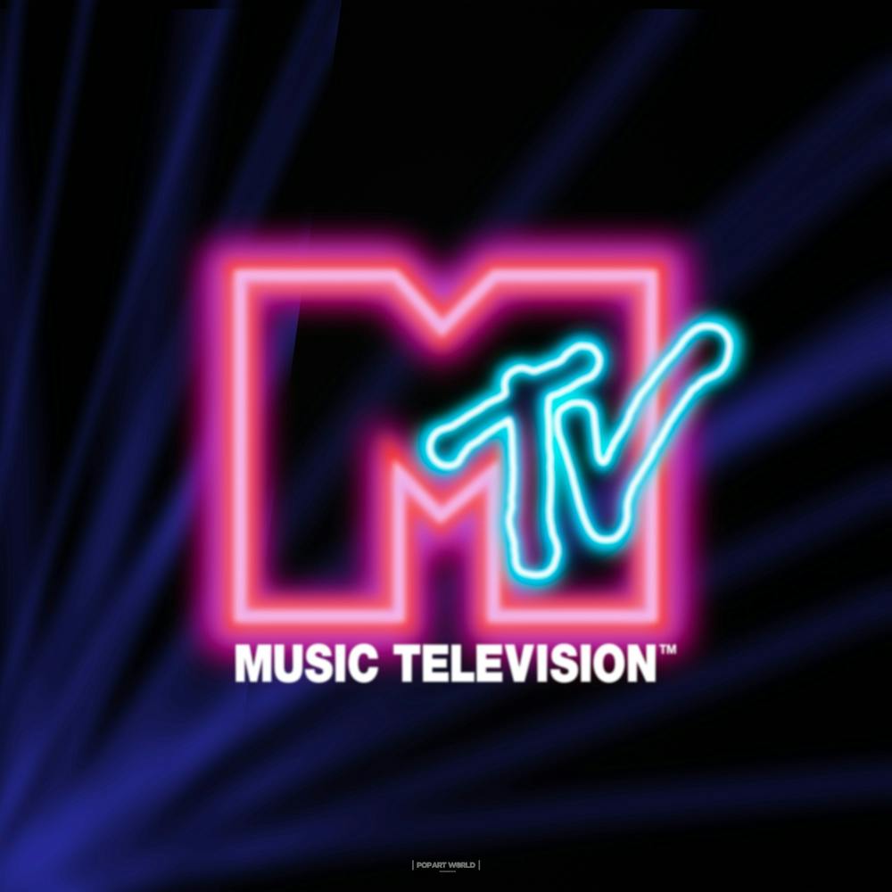 MTV Neon | Vector creation | Pop Art World 2025