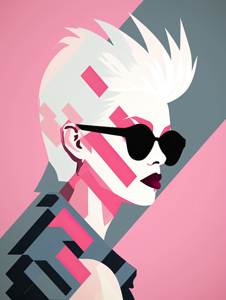 Barbenheimer punk pink girl