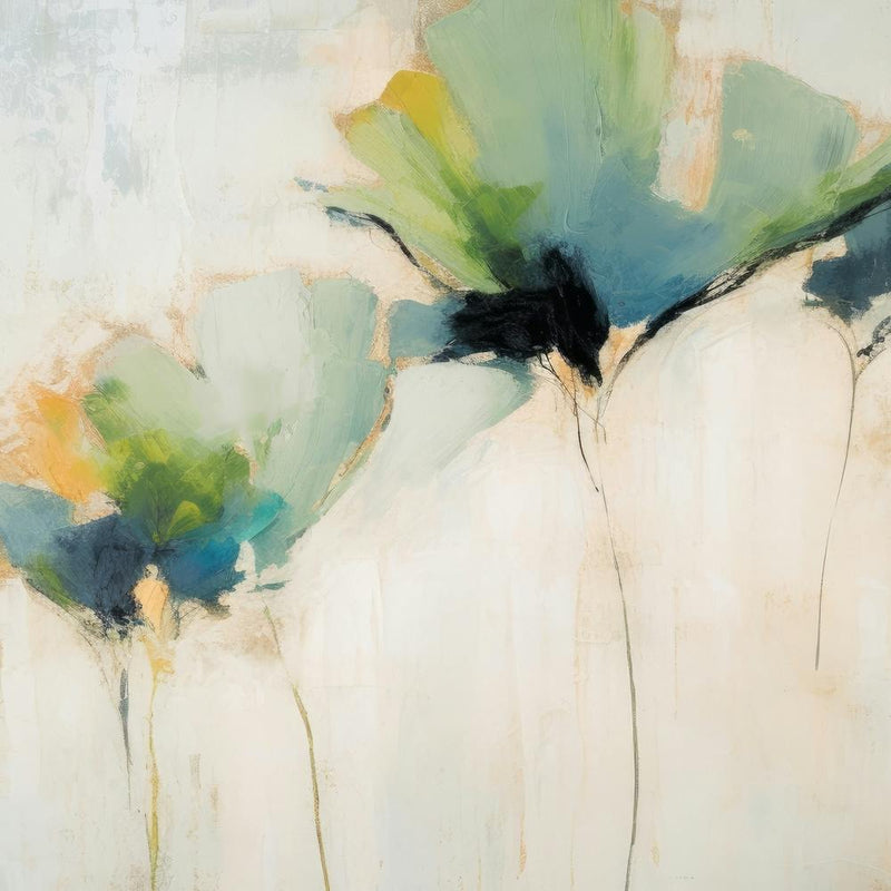 Blue Green Flowers 7