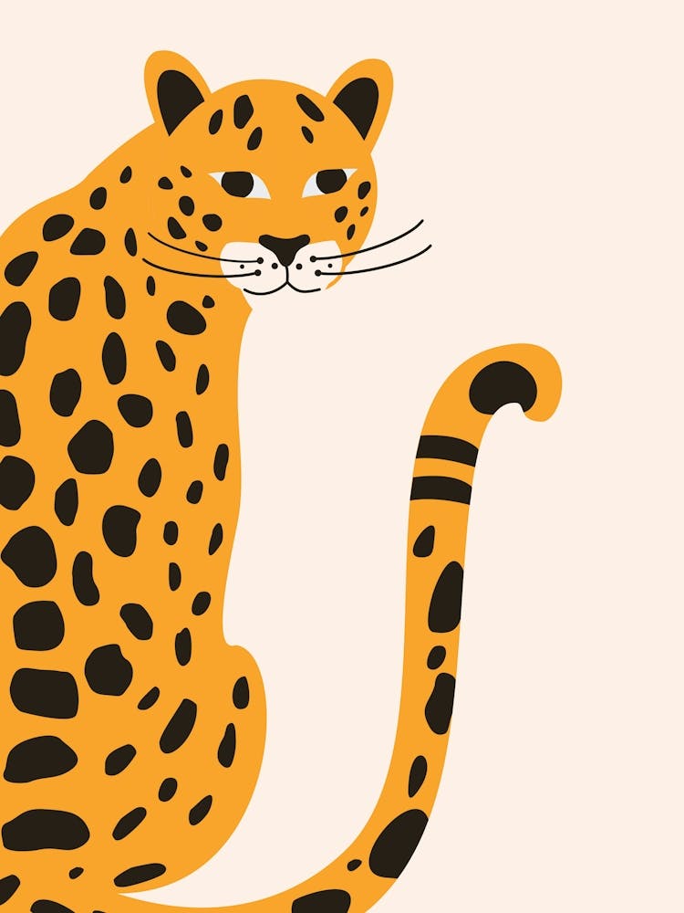Leopard - Funny Poster Wall