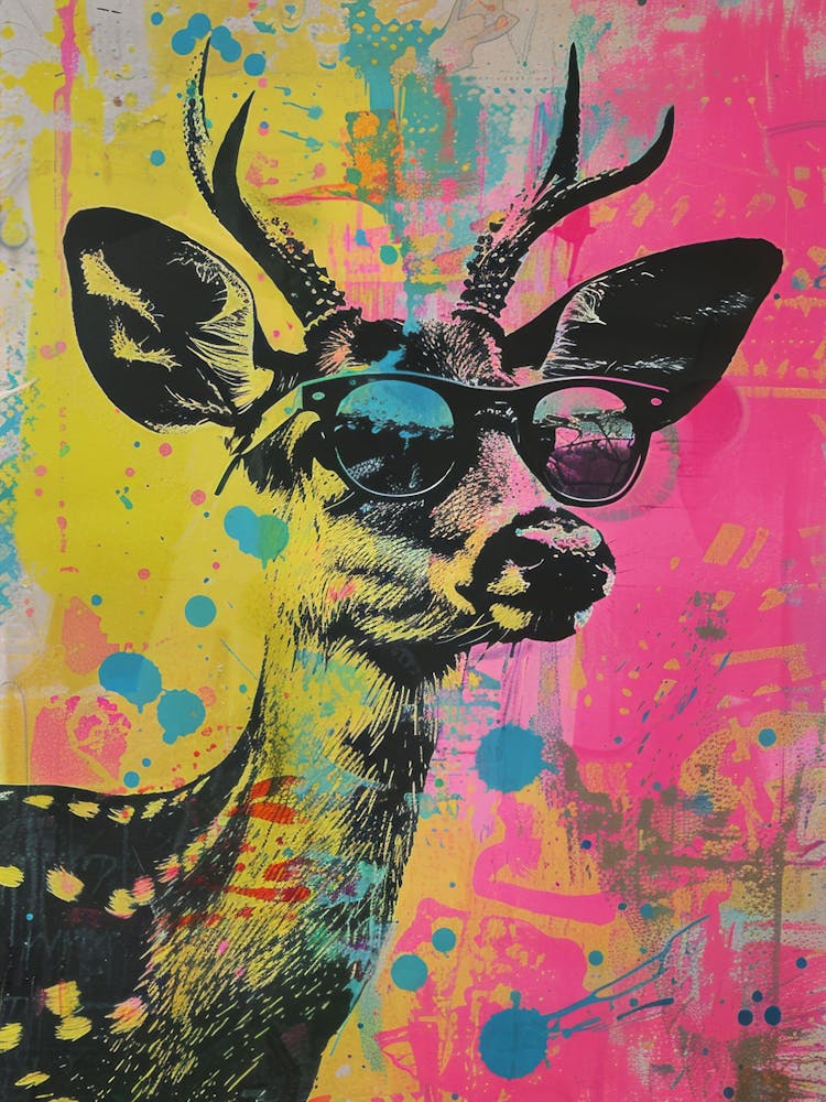 Deer In Sunglasses