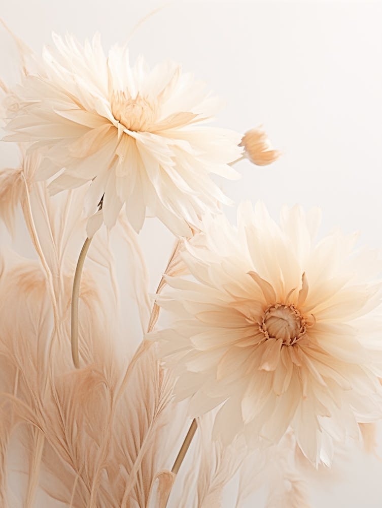 Boho Dried Flowers Gerbera Daisy 6