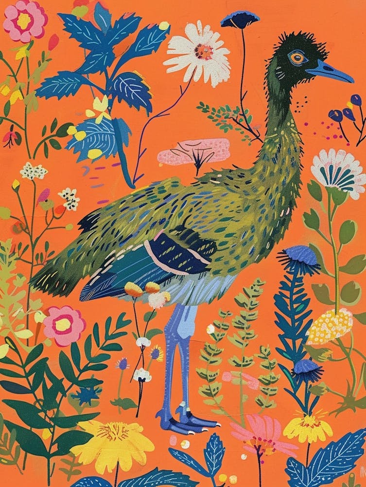 Spring Birds Emu 2