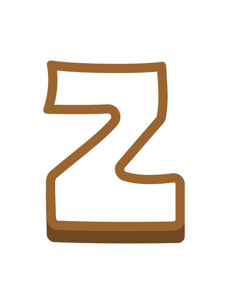 Gingerbread Decorative Letters Living Room Holiday Display 24