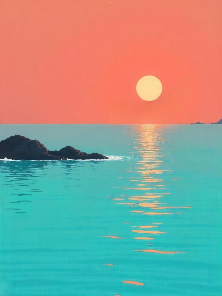 Sunset Over The Ocean 26