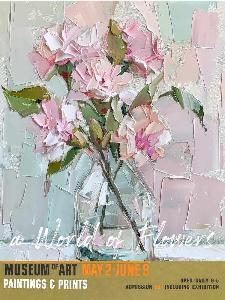 A World Of Flowers, Van Gogh Exhibition Carnation 1