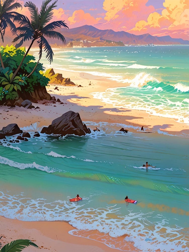 Sunset At The Beach 7