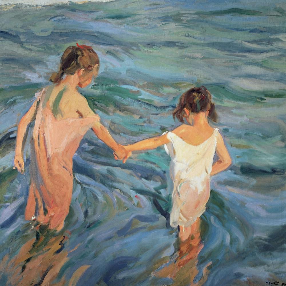Children In The Sea, 1909 by Joaquin Sorolla y Bastida
