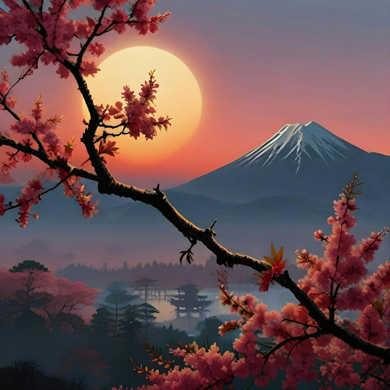 Sunset In Japan 1