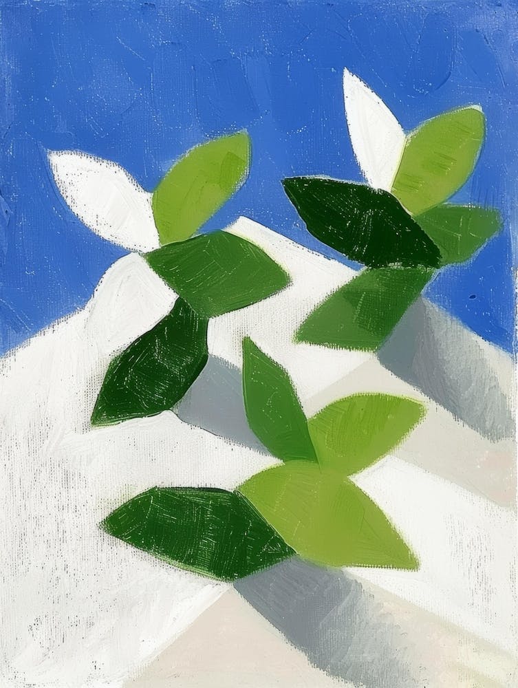 Three Green Leaves