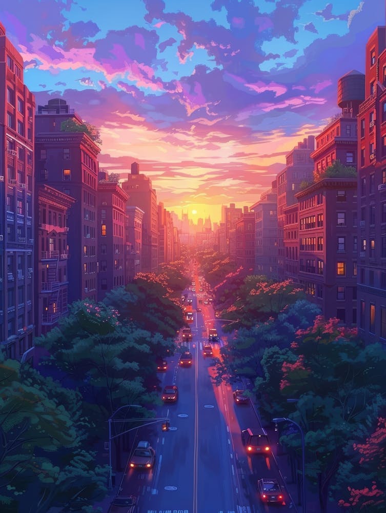 Sunset In The City 1