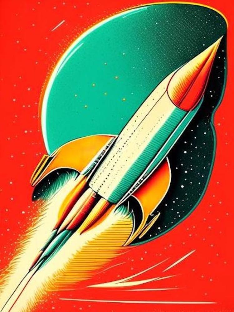 Space Vintage Sketch Space