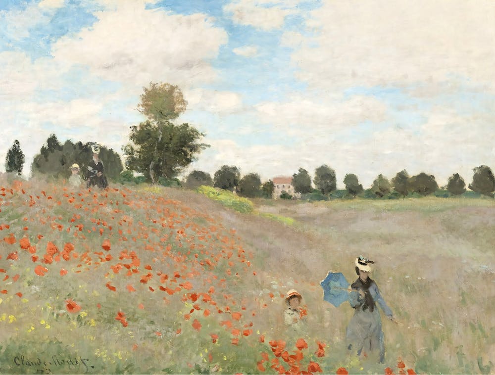 Poppy Field, Claude Monet 1