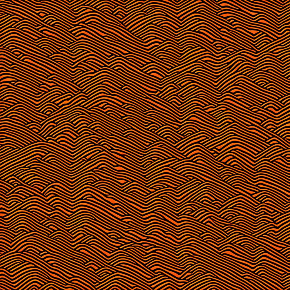 Abstract Stripes - Orange, A Seamless Pattern, Flat Art, 180