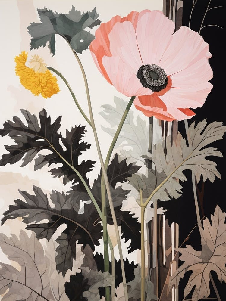 Flower Illustration Poppy 1