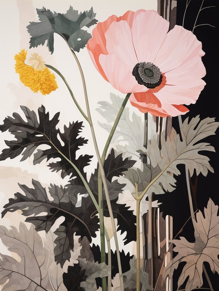 Flower Illustration Poppy 1