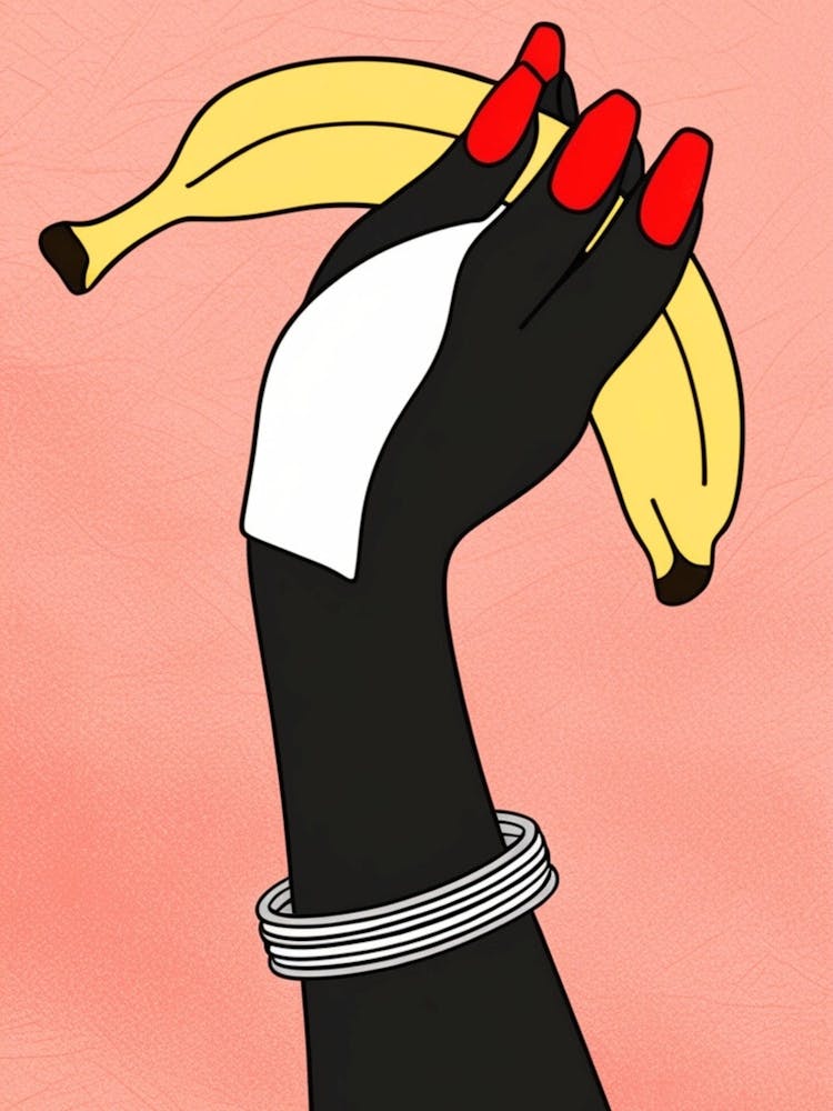 Black Woman Holding A Banana 4