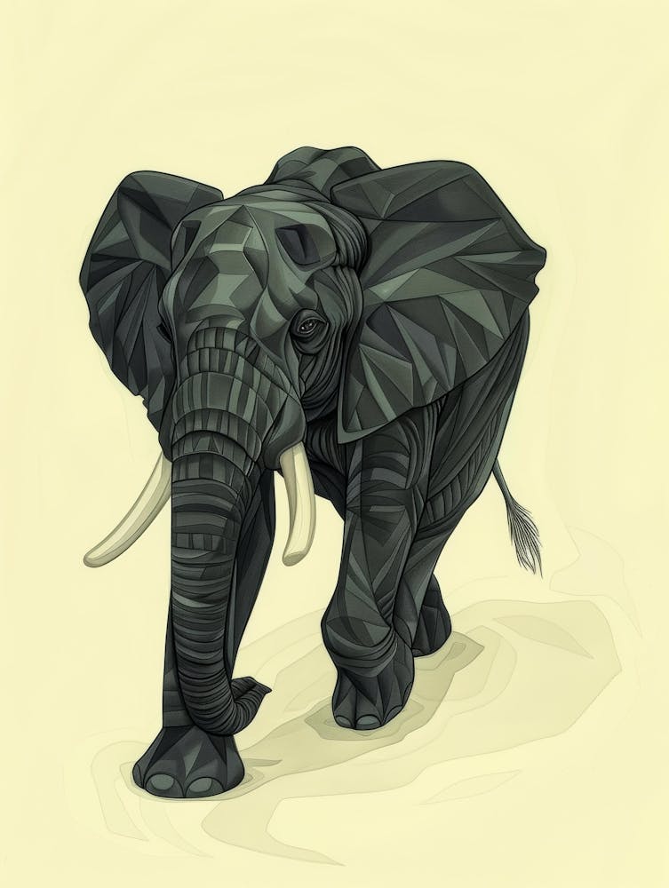 Abstract Elephant