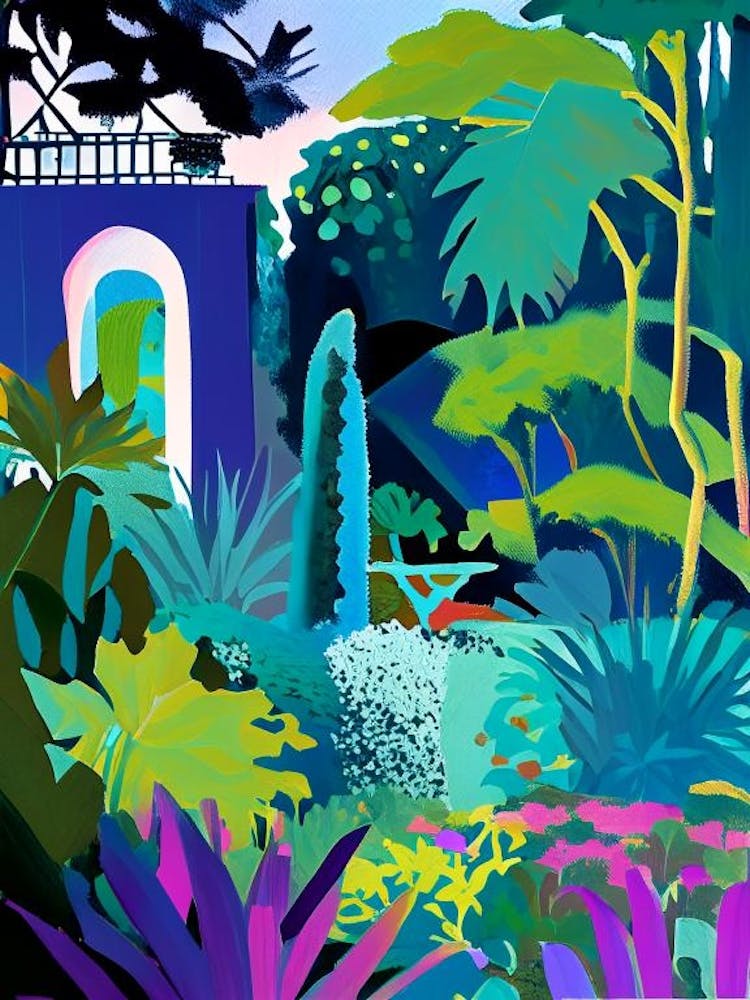 Tresco Abbey Gardens, United Kingdom Abstract Still Life