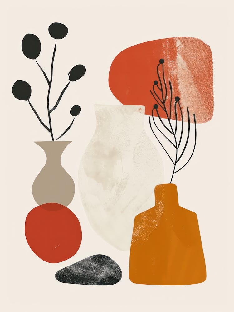 Abstract Vases And Objects 11