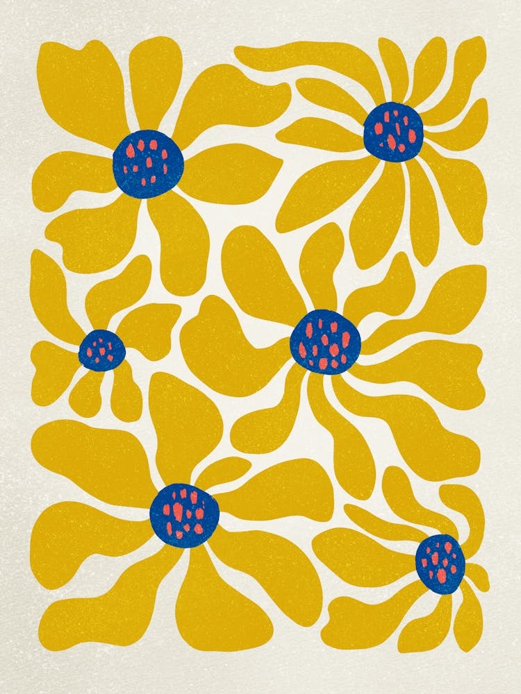 Vivid Flourish Yellow