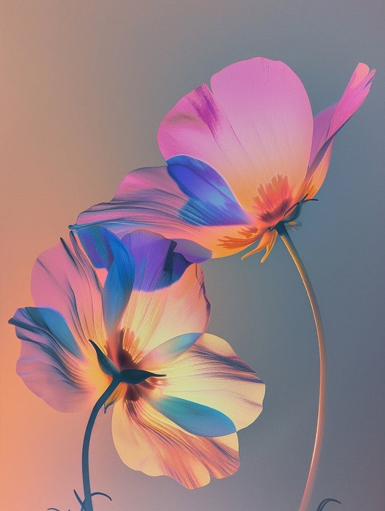 Iridescent Flower Buttercup 1