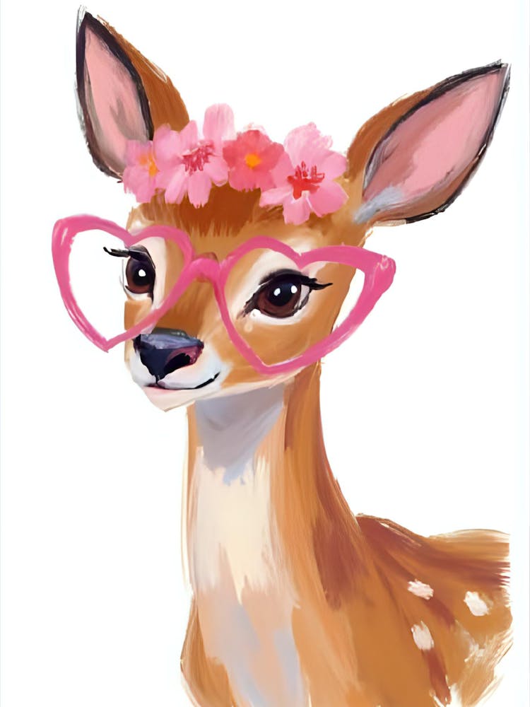 Deer With Glasses