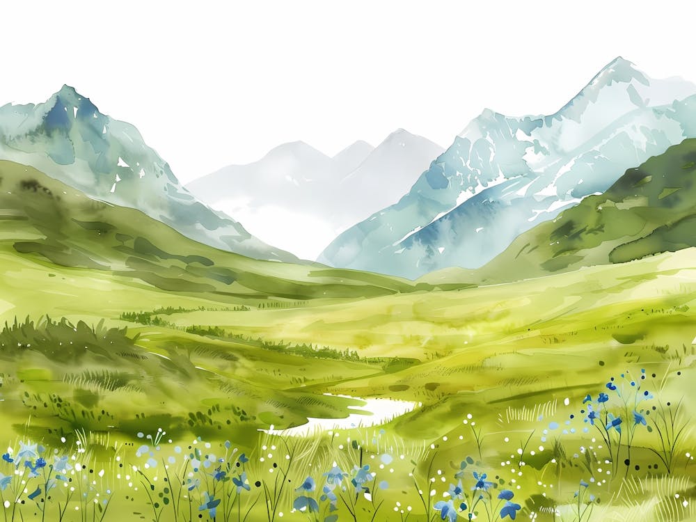 Oil paint Green Valley 9