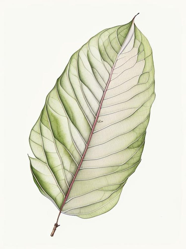 Magnolia Leaf Illustration