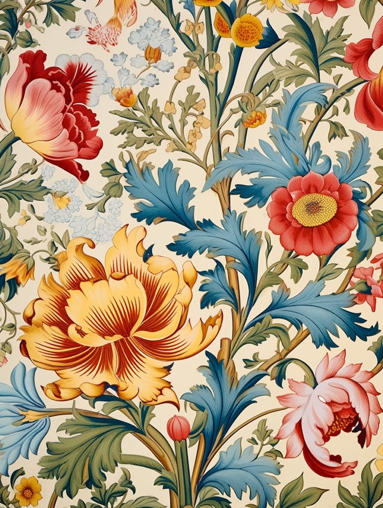 Papier Peint Floral 391