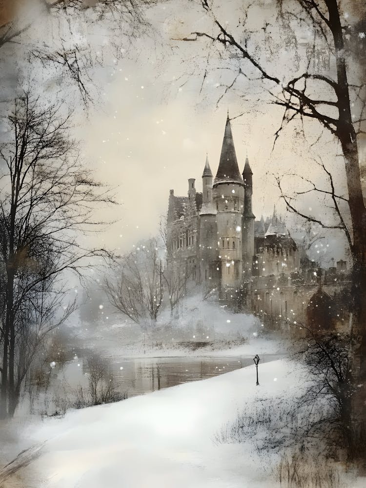 Schloss im Schnee