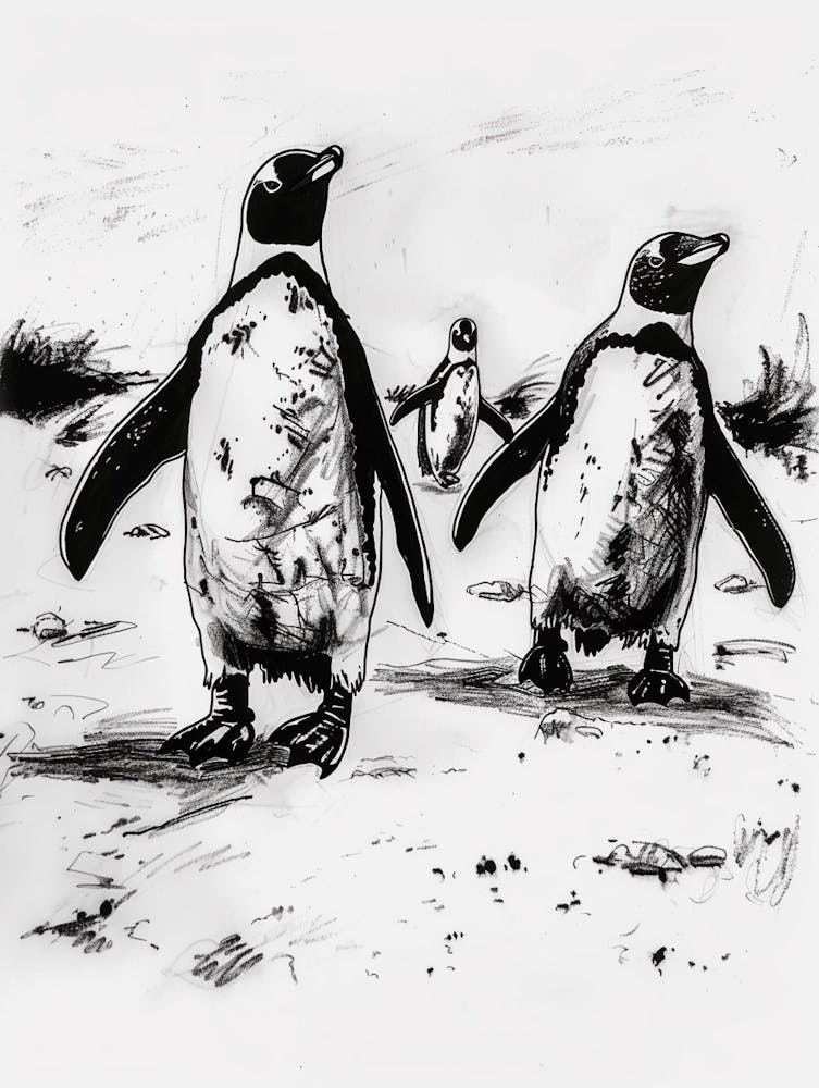 Emperor Penguin Exploring Their Environment 4