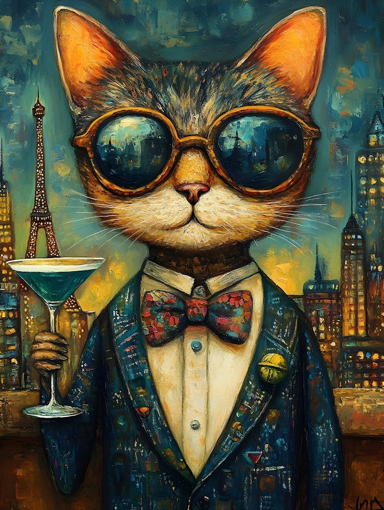 Cat In Paris