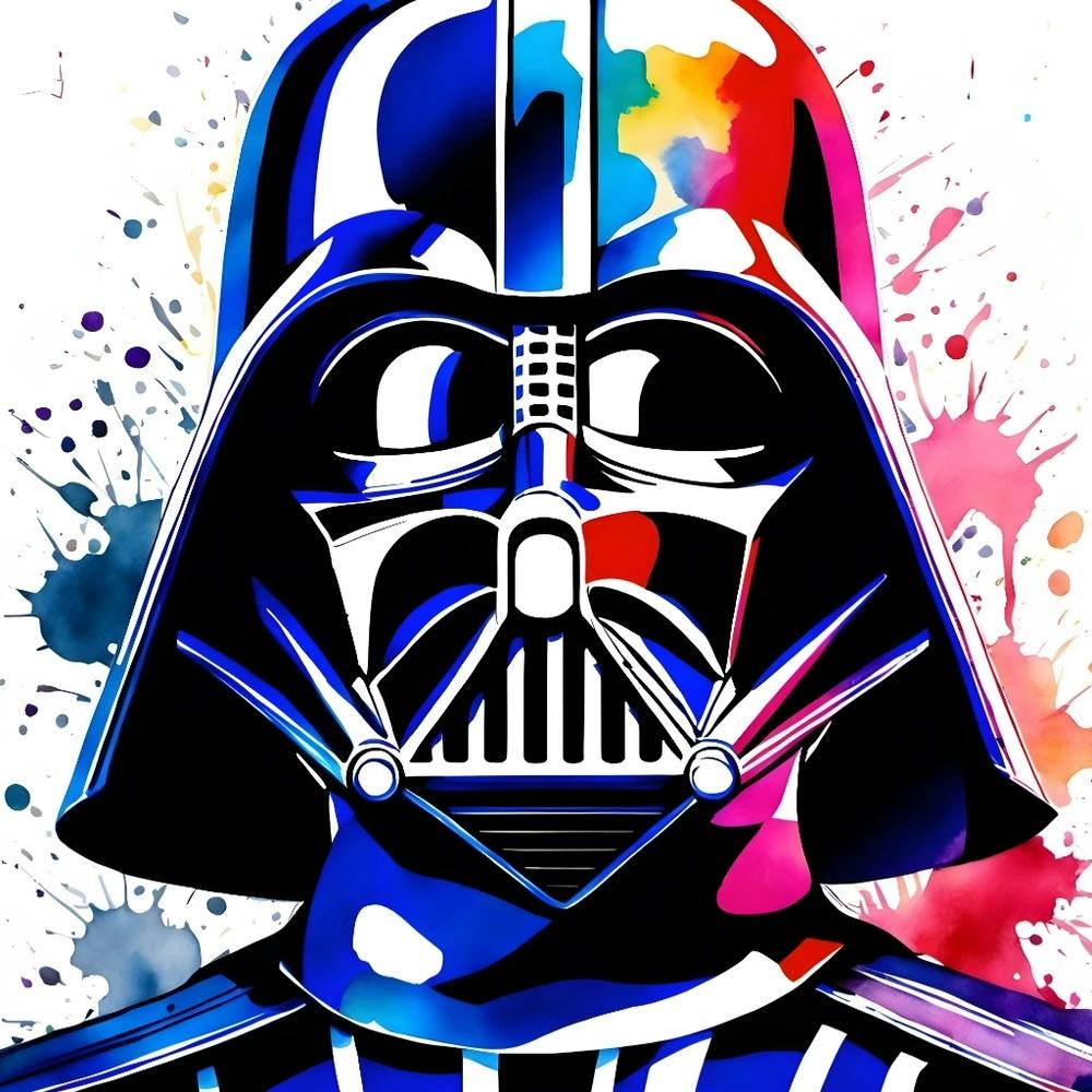 Darth Vader Aquarell