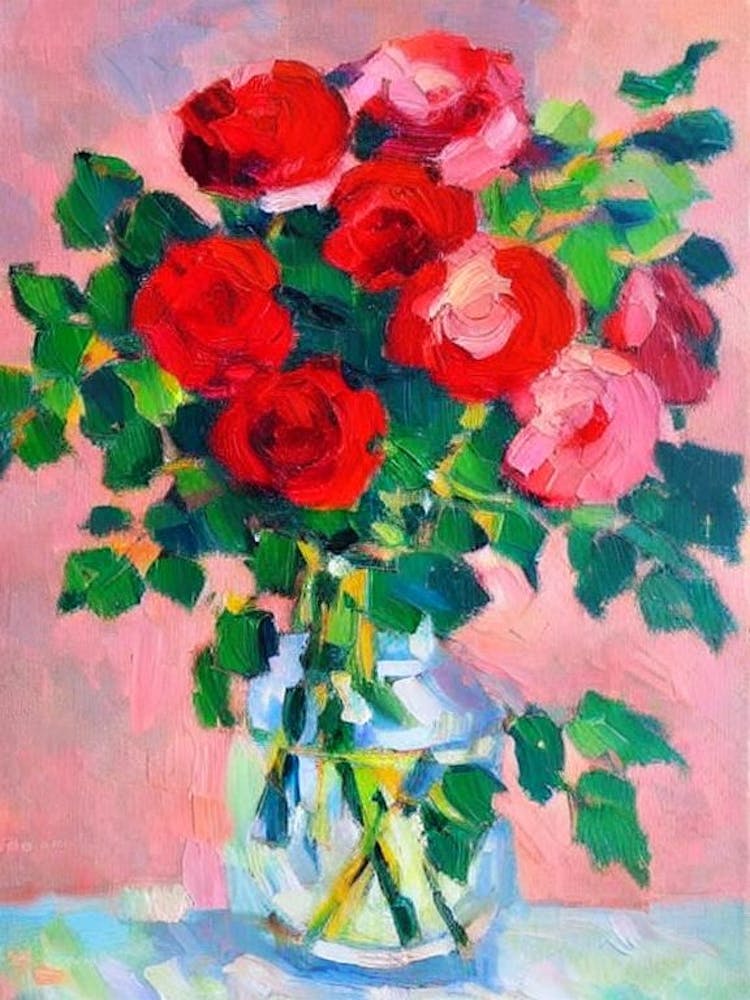 Rose 2  Matisse Style Flower