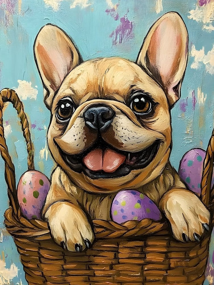 Frenchie Easter Basket