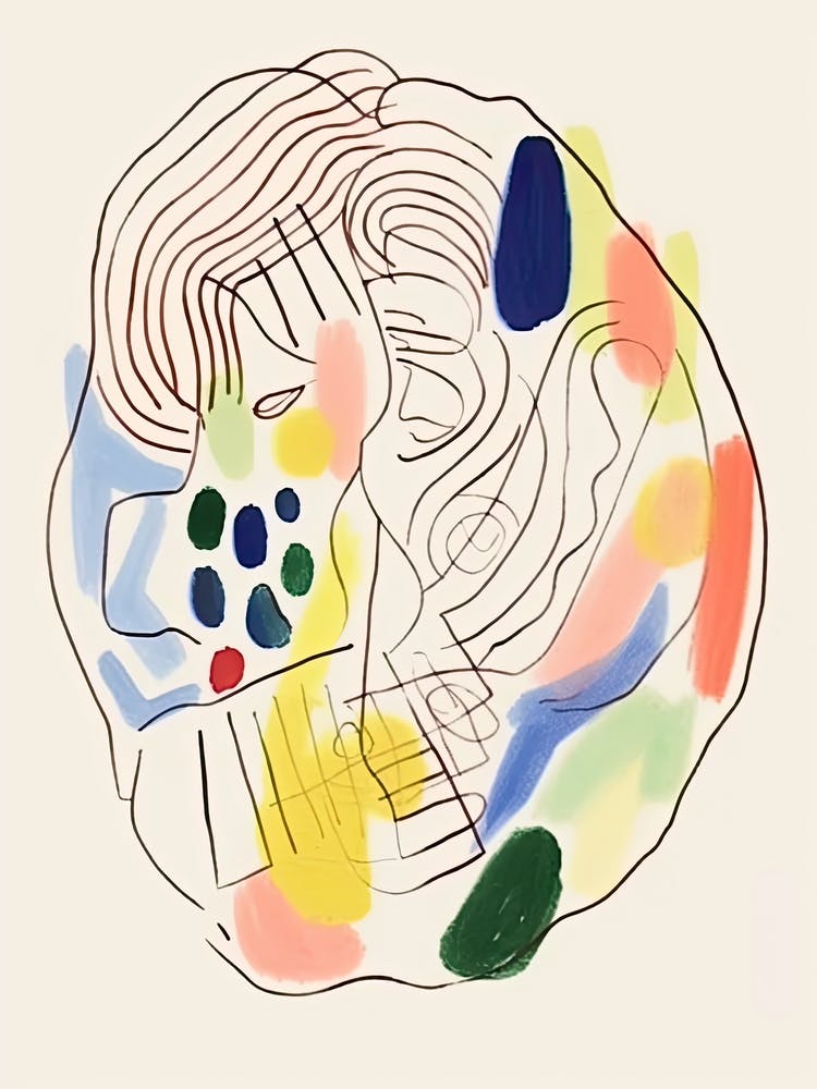 Enigma Line Art Abstract 2